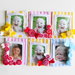 40 Bomboniere 'caramelle': deliziose cornici in feltro e cotone per dolci bambini, calamite per foto ricordo!