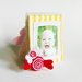 50 Bomboniere 'caramelle': deliziose cornici in feltro e cotone per dolci bambine, calamite per foto ricordo!