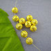 10 perle filigrana color oro 8 mm