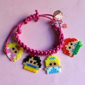Bracciale mini hama beads "Principesse"