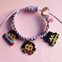 bracciale mini hama beads "Super Eroi"