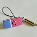 Phone Strap / Ciondolo Charm Gommina e Matita Kawaii - con stilo for cellulari e tablet capacitivi (anche iphone e ipad)