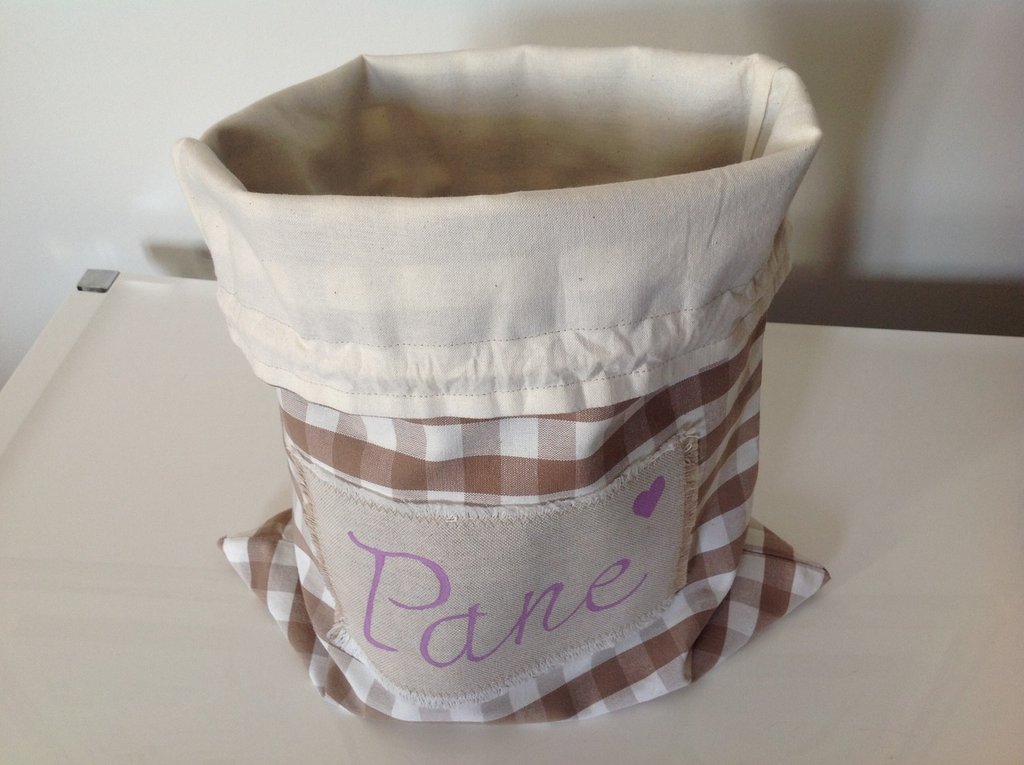 JOOTUEPO 2 Pezzi Sacchetto Portapane, Ssacchetto del Pane in Cotone e Lino, Sacchetti Riutilizzabili per il Pane, Tasche con Coulisse Anche per la Conservazione Degli Alimenti (29 x 44 cm