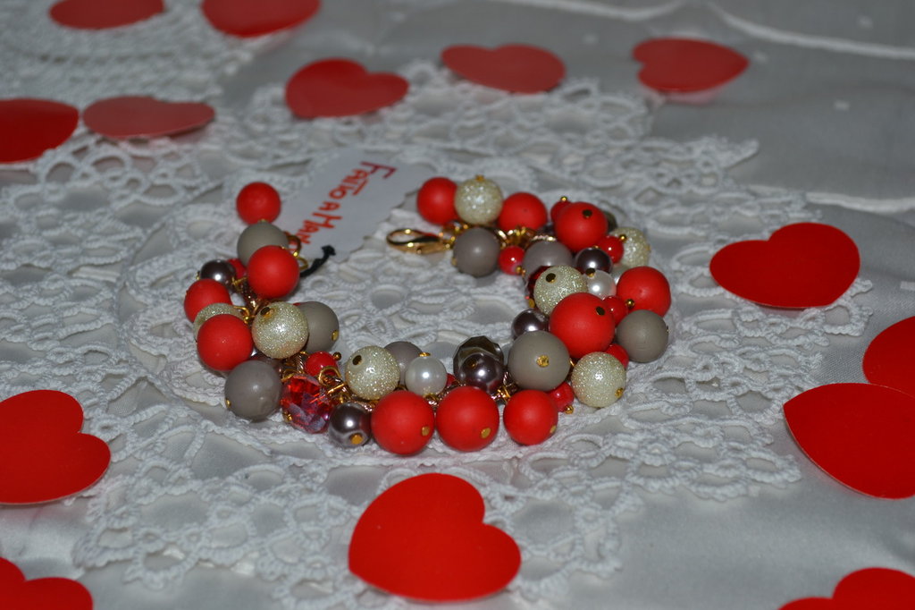 Parure Gioielli Donna Stile Gotico - Collana E Bracciale Con Pietre Rosse, Perfetta Per Halloween E Occasioni Speciali