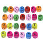 200 perle a cubo colorate alfabeto 8 mm in prenotazione leggi k'inserzione