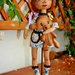 Art doll Darina, bambola di stoffa per decorare la tua casa
