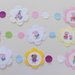 Ghirlanda di carta con personaggi dei cartoni animati: la decorazione per la festa di compleanno della vostra bambina!