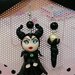 orecchini pendenti "Maleficent" in fimo