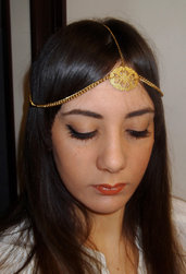 Headband jewel ORO accessorio capelli