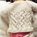 Giacchetto top down stile celtico - pattern maglia