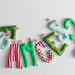 FRANCESCO: ghirlanda di lettere di stoffa imbottite per decorare e personalizzare la cameretta del vostro bambino!