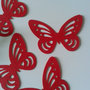 Farfalle ROSSE cartoncino