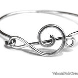 bracciale chiave di violino in metallo wire 