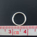 20 anelli anellini apribili argentato  9 mm nickel free