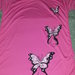 maglietta dipinta a mano con farfalle