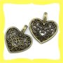 5 charms cuori