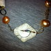 collana ed orecchini con perle di fiume ed elementi in pietra