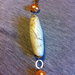 collana ed orecchini con perle di fiume ed elementi in pietra
