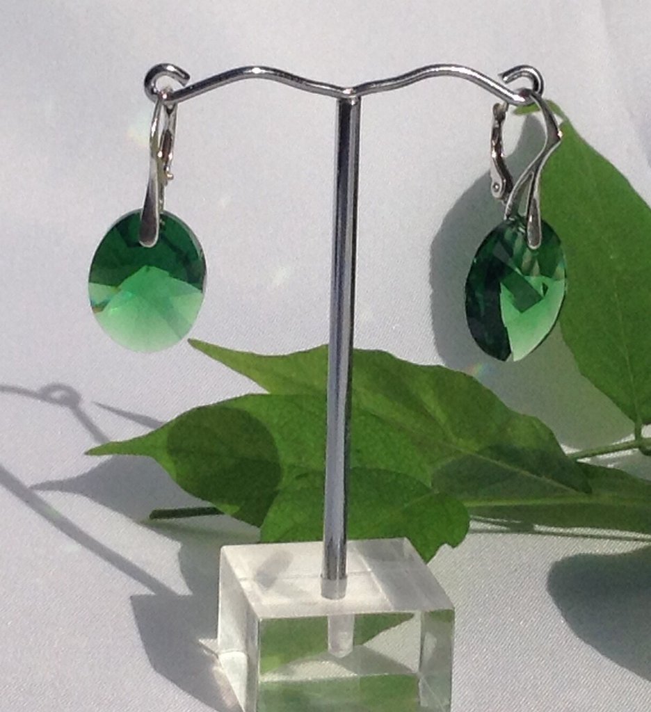 Orecchini da donna in argento sterling 925 con ametista - Konya Natural Stone House