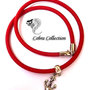 Bracciale/Collana in PVC Rosso - Lutryx Red