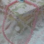 M 005 - Collana media perle vetro rosa