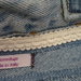borsa jeans fatta a mano modello secchiello
