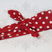 Rosie banana fascia capelli rossa pois bianchi- rockabilly pin up rock'n'roll retro style bow 50s