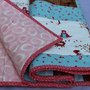 Trapunta patchwork per bambini misura lettino cm 108x127 "Cappuccetto, dove vai?"