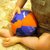 Palla in stoffa morbida fatta a mano per bambini