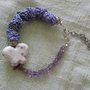 Bracciale con farfalla in ceramica