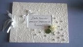 Guestbook white flower