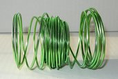 Filo alluminio colorato verde acido 10 metri
