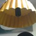 lampada creata con teglia