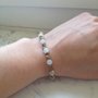 Bracciale Sfere Bianche