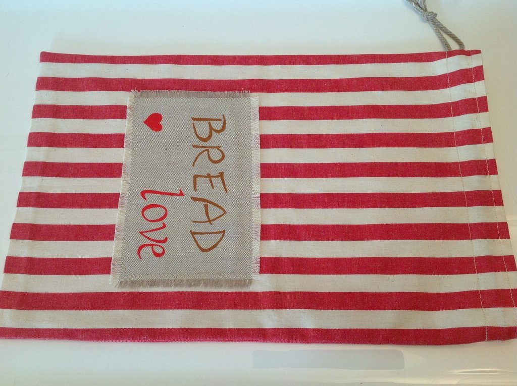 Sacchetto Per Il Pane In Cotone GOTS 44x35 Cm Con Rivestimento TPU Alimentare - Antimuffa E Riutilizzabile