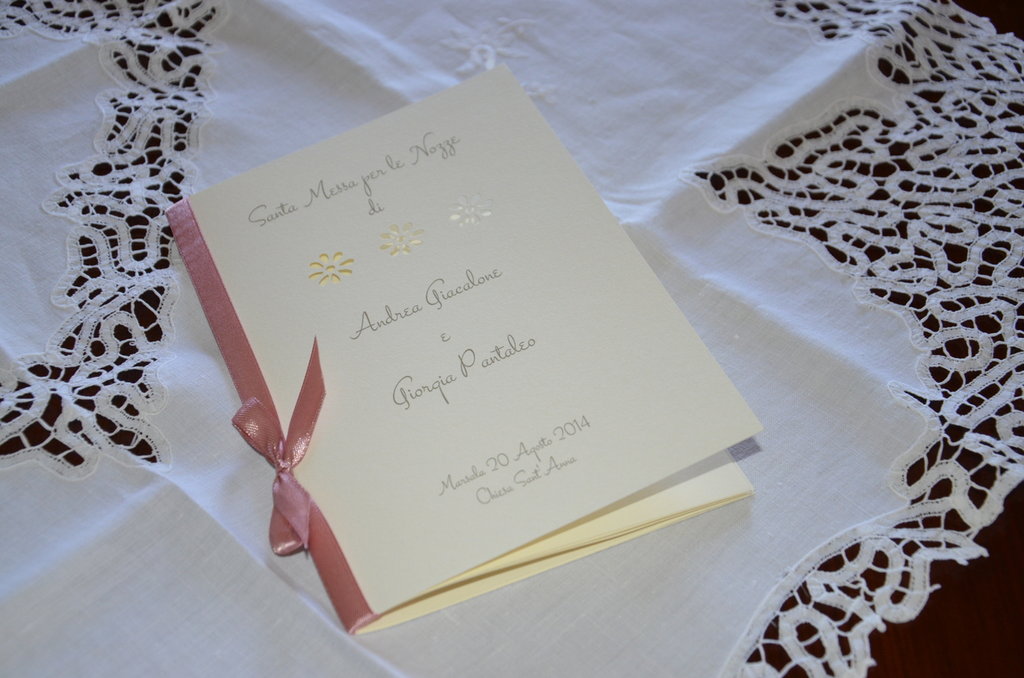 LIBRETTO MESSA Feste Matrimonio di Cristina su MissHobby