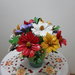vaso fiori farina di mais,per la casa soprammobile,idea regalo,economico special price