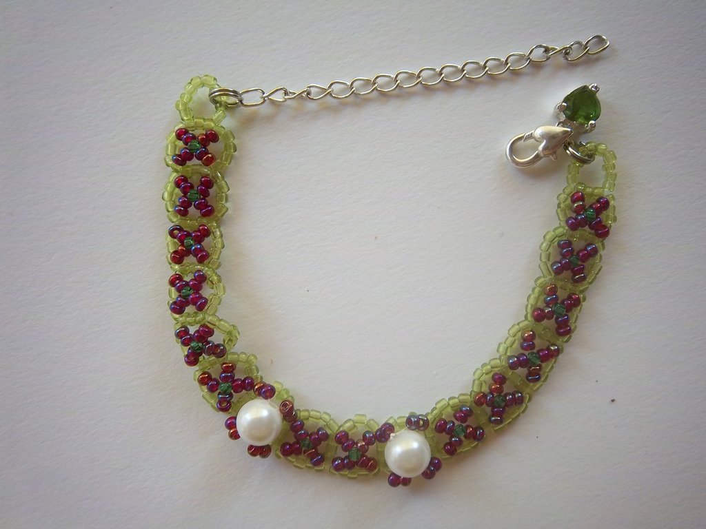Braccaletto estvo con perlne da donna - Etsy tala | Beaded