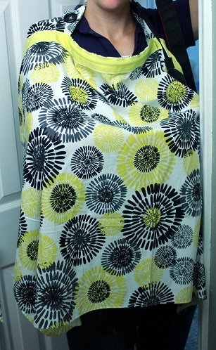 Coperta Allattamento QEDBOJE - Scialle Privacy In Cotone Con Borsa, Design Orso Per Neonati - Foto 6