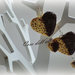 Orecchini Biscotto Cuore Tentazione al Cioccolato con glassatura