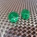 Orecchini "Plastic!" verde chiaro realizzati con la plastica delle bottiglie riciclate