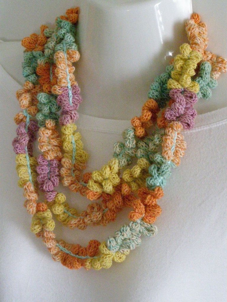 Avalaya Collana Lunga In Corda Di Cotone Con Perline Di Legno Multicolori - Gioiello Etnico Regolabile, 80 Cm