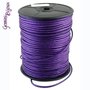 Lotto 1 mt. corda poliestere cerata mm. 2,3 purple