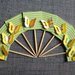 Muffin e CupCake Toppers^^ - Decorazioni per Dolci - Set 3D Farfalle in Verde^^ (lotto 8pz)