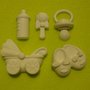 5 gessetti profumati in polvere ceramica "nascita"