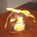 ESEMPIO DI MINI WEDDING CAKE FIMO - ideale come  segnaposto   bomboniera  TORTA GIALLA con MARGHERITE per matrimonio, compleanno battesimo SCEGLI TU COLORE e DECORO
