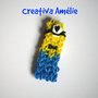 BRACCIALE MINION REALIZZATO CON ELASTICI 