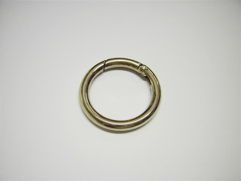 MG Moschettone – Ronde Opening Van 4 Cm, Messing, Voor Sleutelhangers, Hondenlijnen Of Decoratie