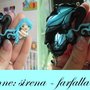 Collana bigiotteria fimo polymer clay handmade bambolina sirena doll