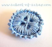 Bottoni a 4 fori da fare a crochet "modello Alessia" - uncinetto - Pattern schema PDF